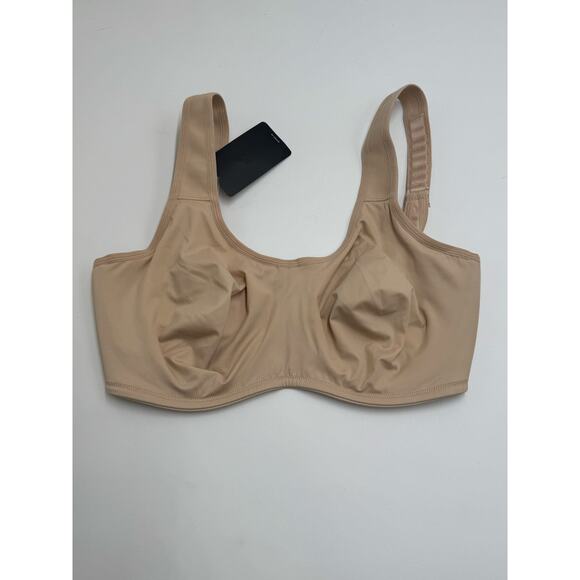 Syrokan High Impact Underwire Sports Bra 34G Beige New Adjustable Straps - Picture 2 of 9